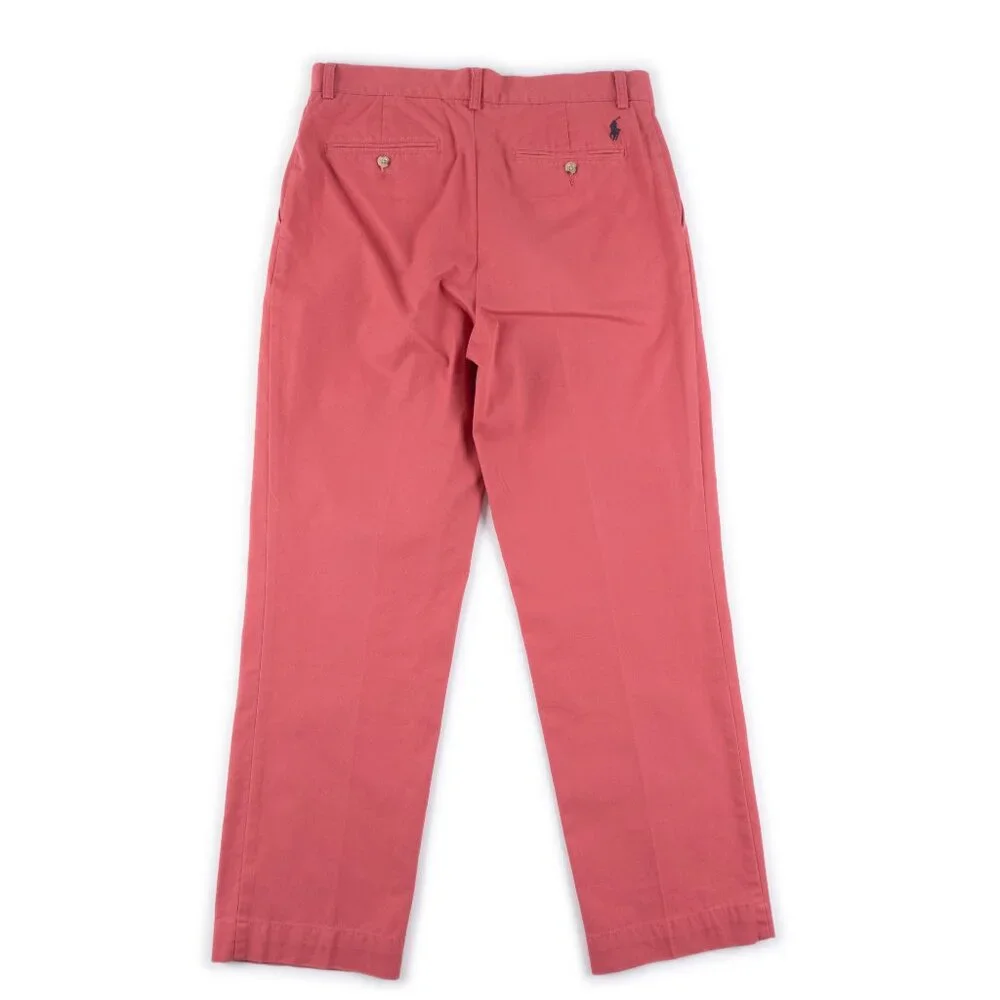 POLO by Ralph Lauren Suffield Pant red cotton chino pants size 32x30